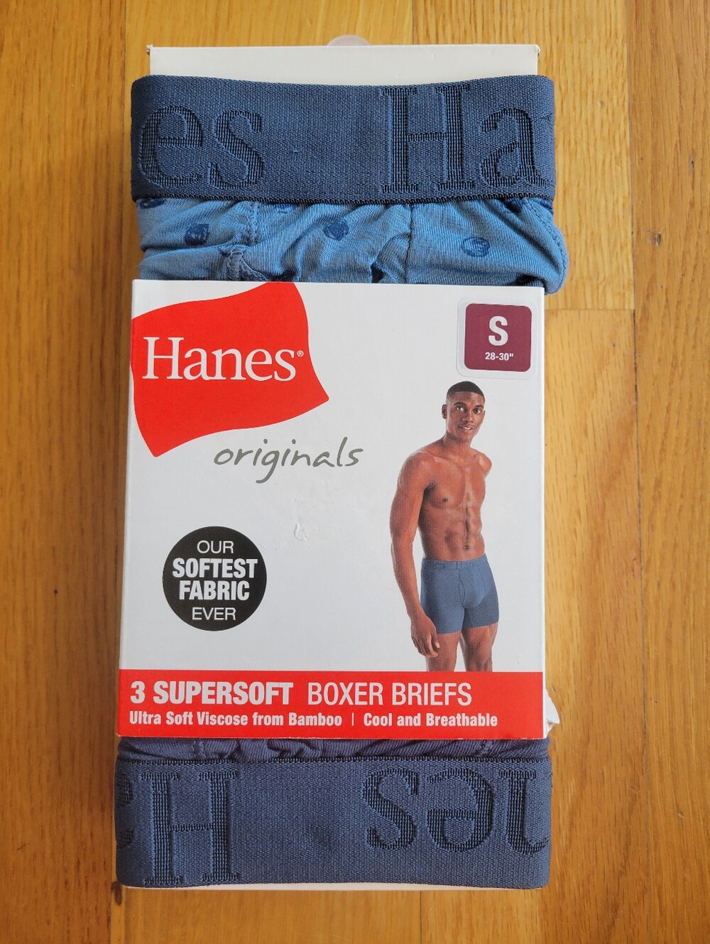 New mens size small boxer briefs